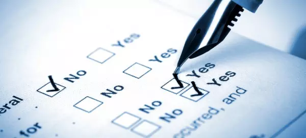 yes and no checklist