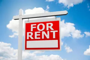 rental advertising post sign