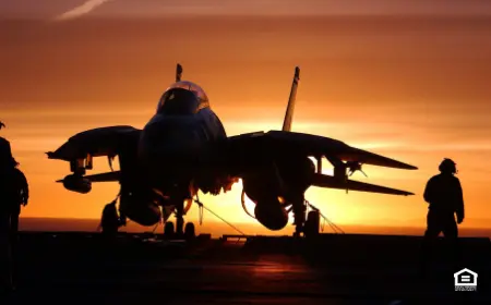 Silhouette of a military jet.