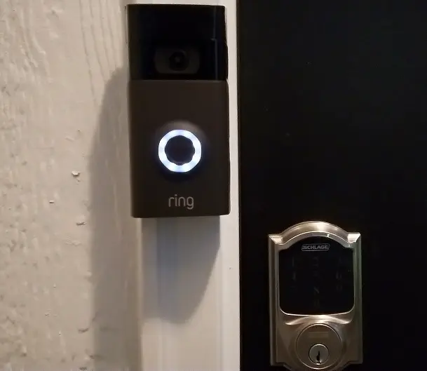 Smart doorbell at a rental property