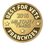 2016 Military Times Best For Vet Franchises Medal Logo