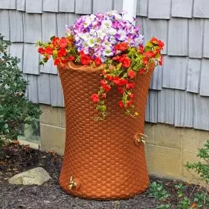 mesh flower pot
