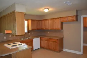 Kitchen after being remodeled