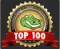 Franchise Gator Top 100 logo.