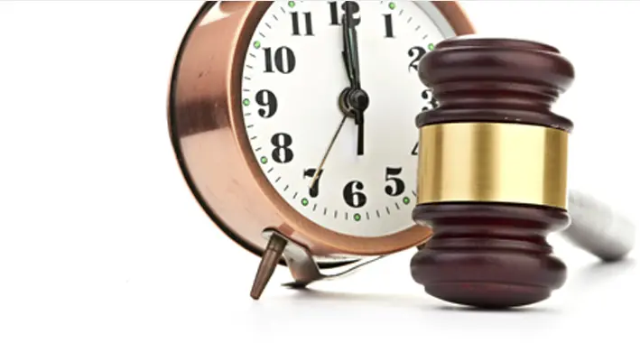 Gavel and an Alarm Clock