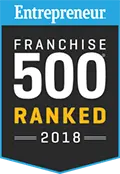 Entrepreneur Franchise 500 Ranked 2018.